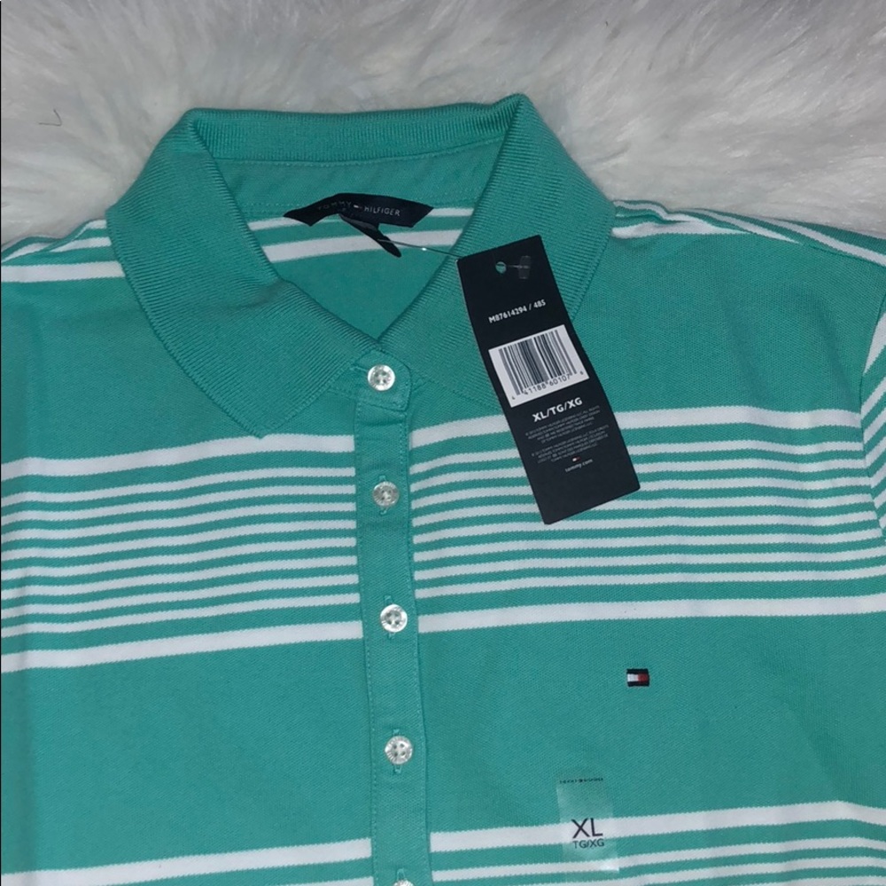 NEW❗️Tommy Hilfiger Striped Polo Top 